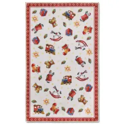 Flachwebeteppich 50/80 cm Toy's Delight Multicolor, Rot