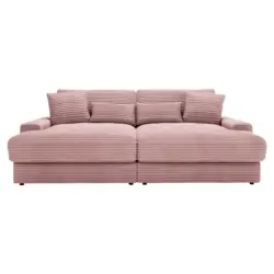 Bigsofa in Cord Altrosa