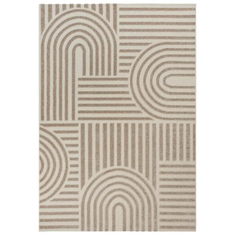 Outdoorteppich 140/200 cm Berlin Beige