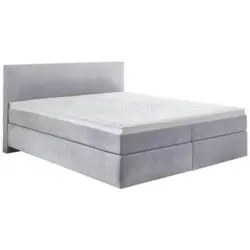 Boxspringbett 160/200 cm in Pastellblau