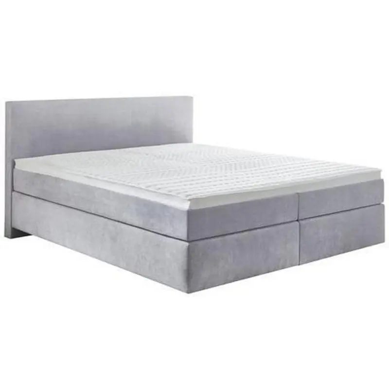 Boxspringbett 160/200 cm in Pastellblau