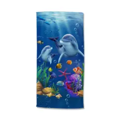 Strandtuch Good Morning Blau 75/150 cm