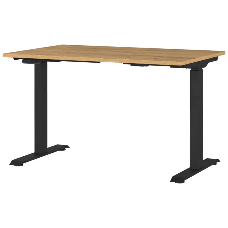 Schreibtisch h&ouml;henverstellbar, in verschiedenen Holz-Dekoren erh&auml;ltlich