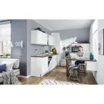 XXXLutz Lauterach - Ihr M&ouml;belhaus bei Bregenz K&uuml;chenleerblock 230/120 cm in Wei&szlig;, Eichefarben