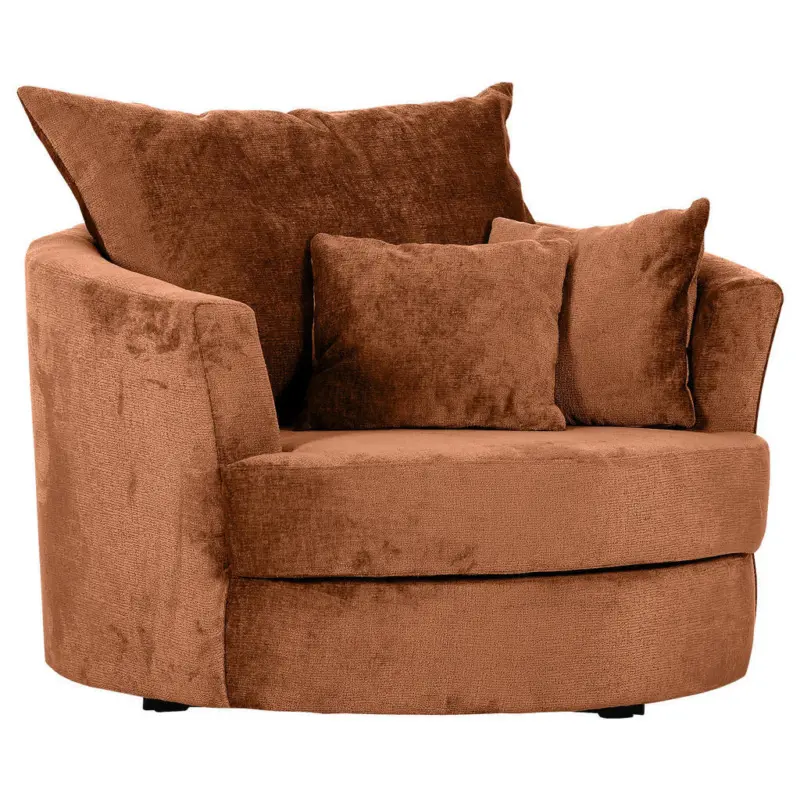 Sessel in Chenille Braun