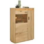 XXXLutz Lauterach - Ihr M&ouml;belhaus bei Bregenz Highboard Eichefarben 94,8/133,5/37 cm