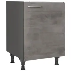 Sp&uuml;lenunterschrank 60/87/56 cm in Schieferfarben