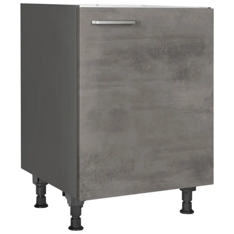 Sp&uuml;lenunterschrank 60/87/56 cm in Schieferfarben