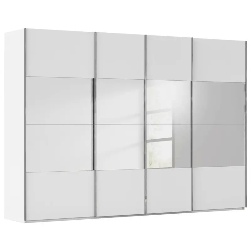 Schwebet&uuml;renschrank in Wei&szlig;