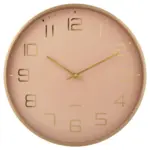 XXXLutz Lauterach - Ihr M&ouml;belhaus bei Bregenz Wanduhr Elegance Goldfarben, Hellbraun 40/40/4,2 cm