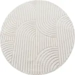 XXXLutz Flachwebeteppich 200 cm Helix Creme