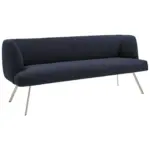 XXXLutz Lauterach - Ihr M&ouml;belhaus bei Bregenz Sitzbank 160/87/64 cm in Edelstahlfarben, Dunkelblau