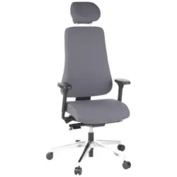 Drehstuhl in Flachgewebe Anthrazit