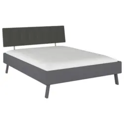 Bett 160/200 cm in Grau