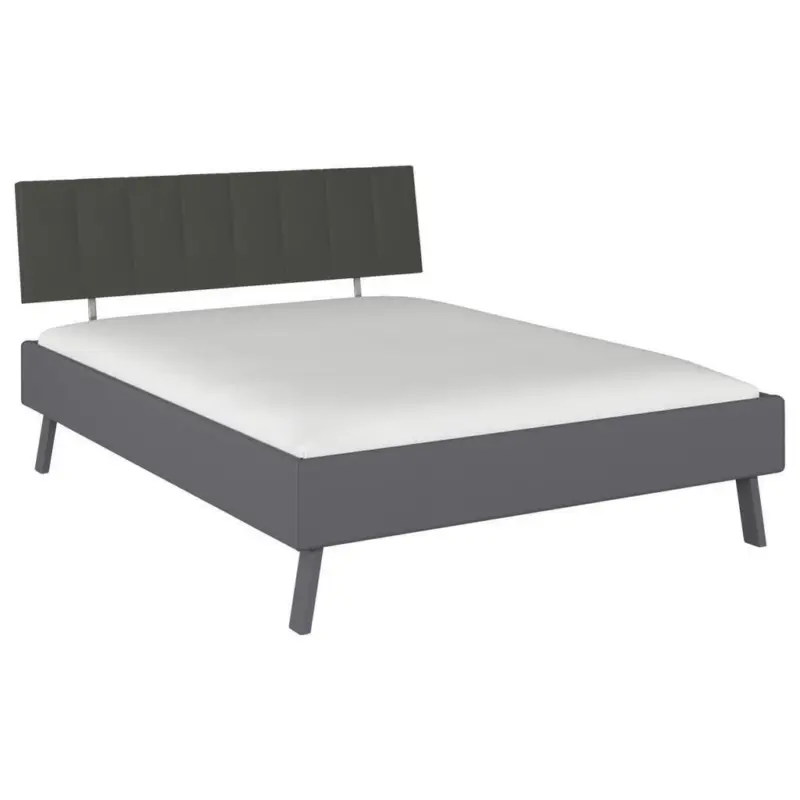 Bett 160/200 cm in Grau