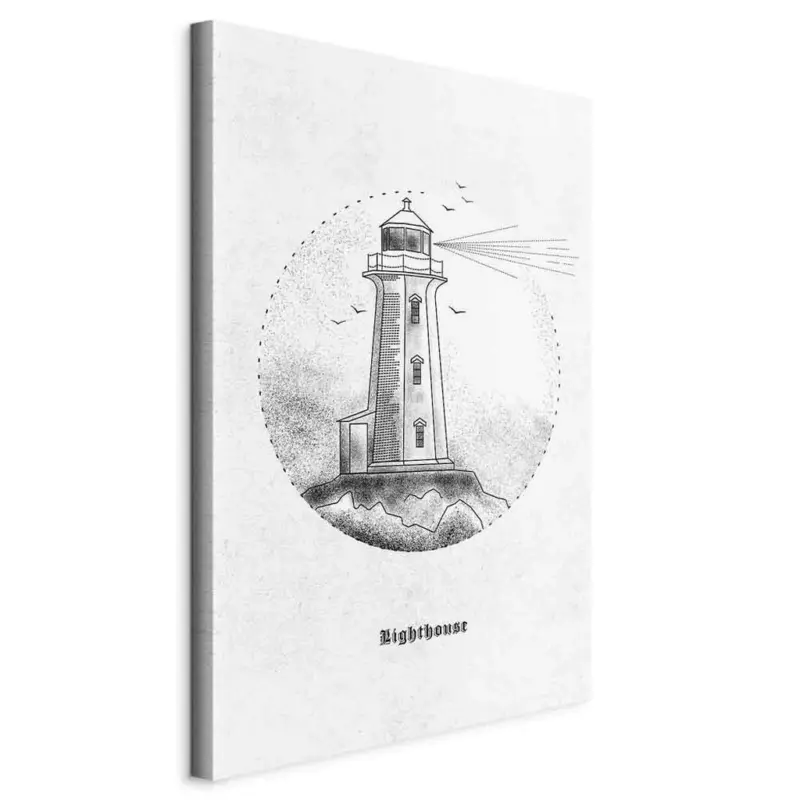 Leinwandbild Text, Architektur 40/60/1,2 cm