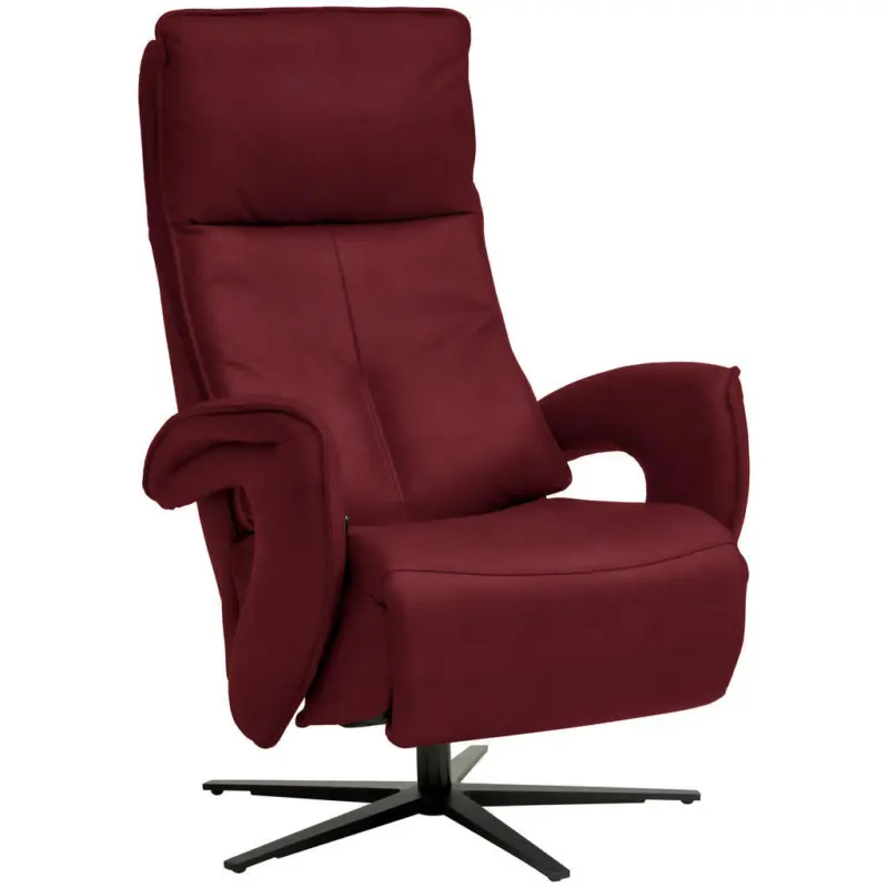 Relaxsessel in Leder Rot