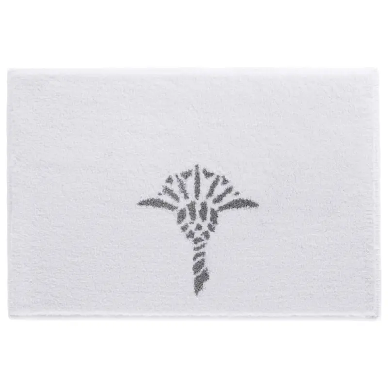 Badteppich Wei&szlig; 60/90 cm