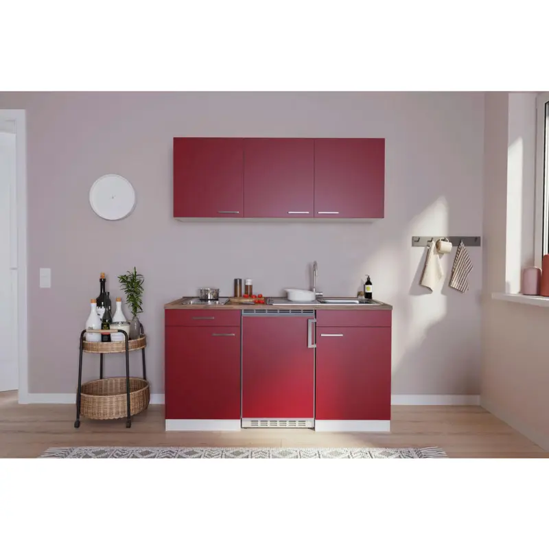 Minik&uuml;che 150 cm in Rot