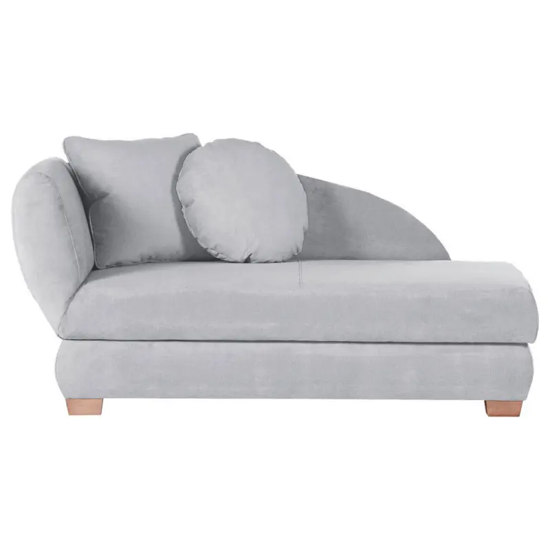 R&eacute;camiere Recamiere, Sarah in Mikrofaser Hellblau