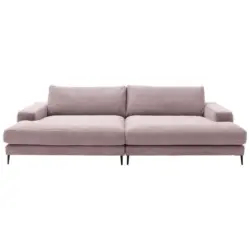 Bigsofa in Cord Rosa