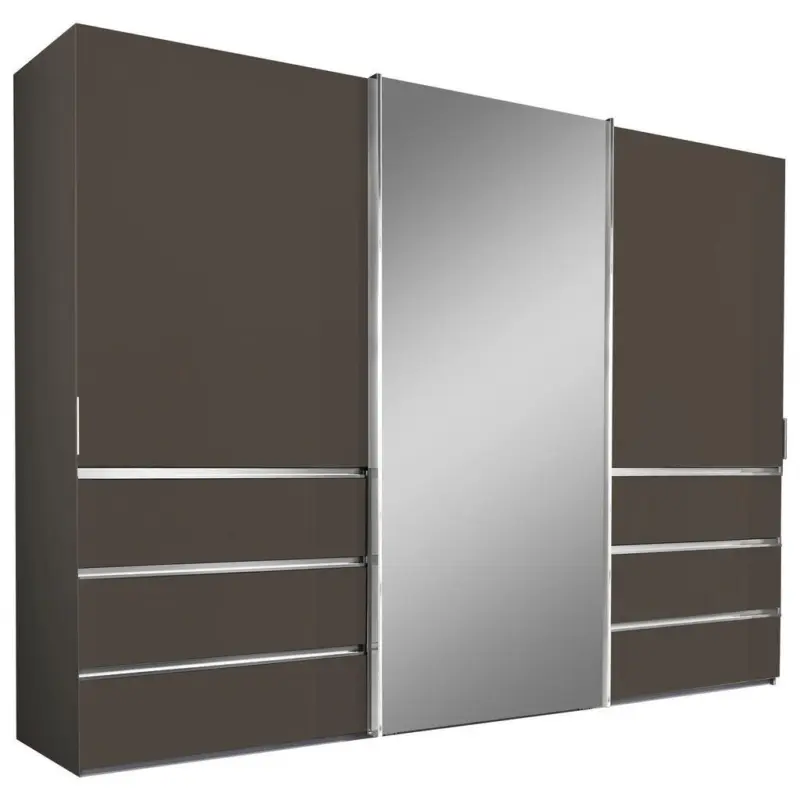 Schwebet&uuml;renschrank in Dunkelgrau