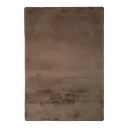 Hochflorteppich 160/230 cm Lhasa Braun, Hellbraun