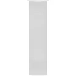 Fl&auml;chenvorhang in Wei&szlig; halbtransparent