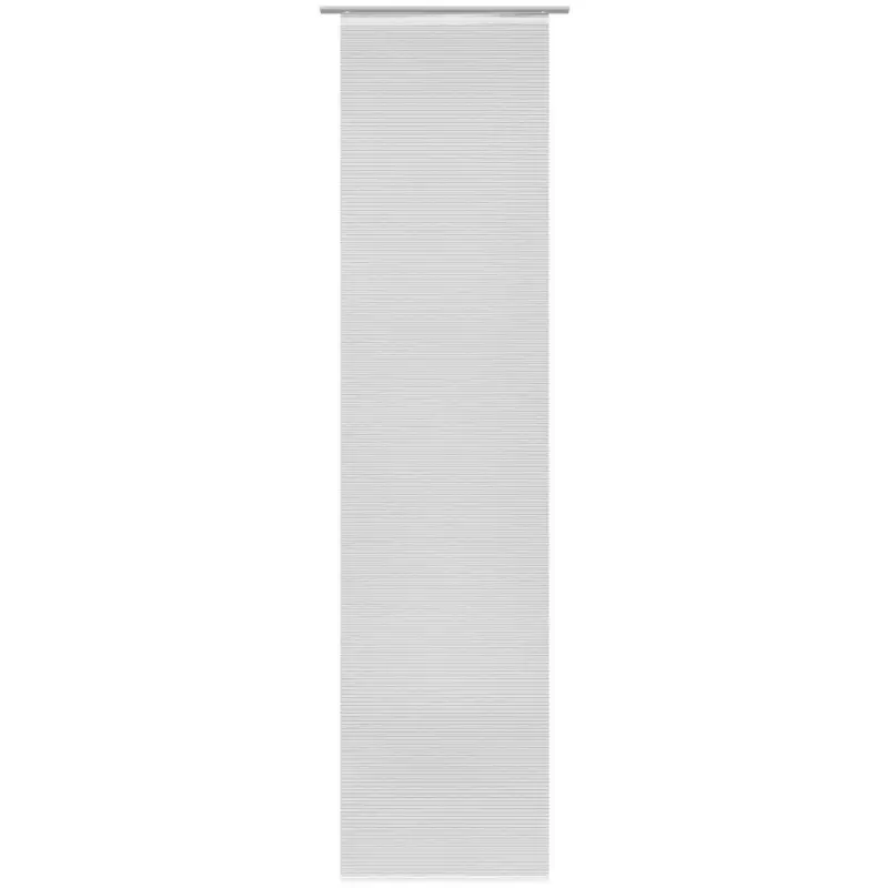 Fl&auml;chenvorhang in Wei&szlig; halbtransparent