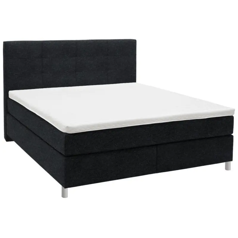 Boxspringbett 180/200 cm in Anthrazit