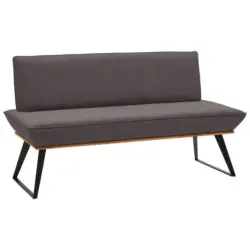 Sitzbank 140/87/64 cm in Schwarz, Eichefarben, Dunkelbraun