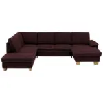 XXXLutz Lauterach - Ihr M&ouml;belhaus bei Bregenz Wohnlandschaft in Mikrofaser Weinrot