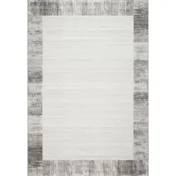 Webteppich 200/290 cm Sorrent Grau, Silberfarben, Dunkelgrau