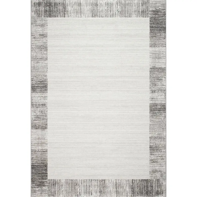 Webteppich 200/290 cm Sorrent Grau, Silberfarben, Dunkelgrau