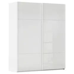 Schwebet&uuml;renschrank in Wei&szlig;