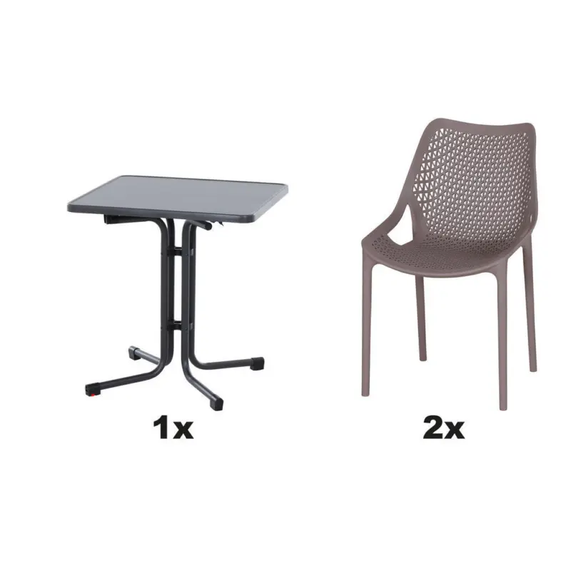 Gartengarnitur 3-teilig