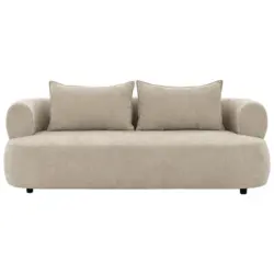 3-Sitzer-Sofa Ferro in Chenille Beige