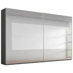 Schwebet&uuml;renschrank in Graphitfarben, Grau