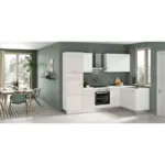 XXXLutz Lauterach - Ihr M&ouml;belhaus bei Bregenz Eckk&uuml;che 270/165 cm in Wei&szlig;, Eukalyptusholzfarben