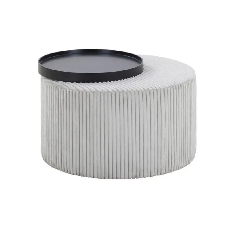 Couchtisch in Textil, Holzwerkstoff 70/70/44 cm