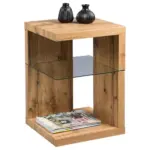 XXXLutz Lauterach - Ihr M&ouml;belhaus bei Bregenz Beistelltisch in Glas, Holzwerkstoff 40/40/60 cm