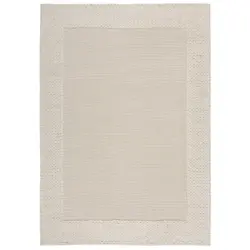 Wollteppich 120/170 cm Rue Plait Creme