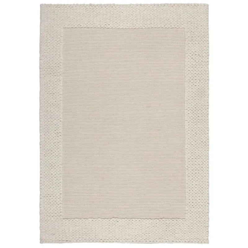 Wollteppich 120/170 cm Rue Plait Creme