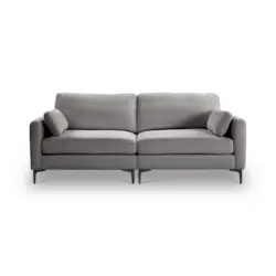 3,5-Sitzer Venti in Webstoff Hellgrau Modern