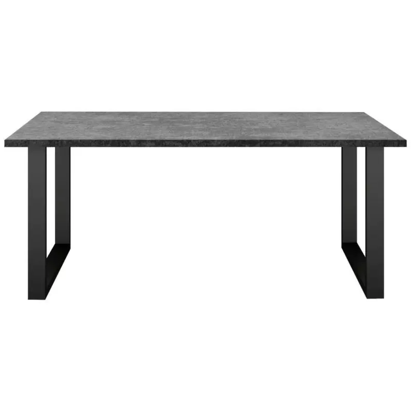 Esstisch in Metall, Holzwerkstoff 160/90/78 cm