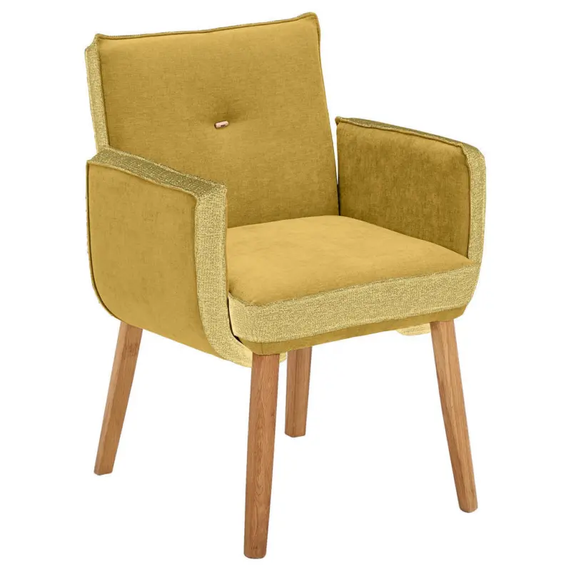 Armlehnstuhl Stoffauswahl, inklusive Armlehnen Webstoff, Mikrofaser