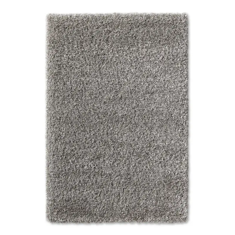 Hochflorteppich 160/230 cm Grau