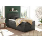 XXXLutz Lauterach - Ihr M&ouml;belhaus bei Bregenz Boxspringbett 120/200 cm in Anthrazit