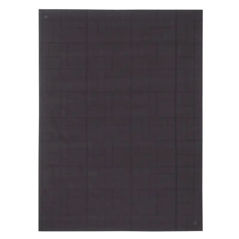 Tischdecke Textil Flachgewebe Anthrazit 130/170 cm