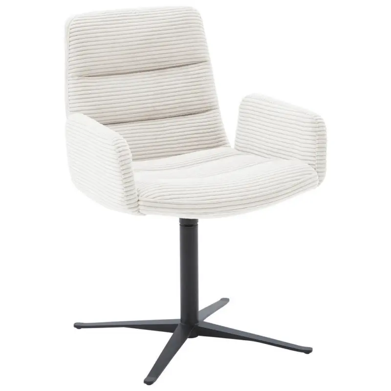 Armlehnstuhl Lederauswahl, Stoffauswahl, Sitzfl&auml;che 360&deg; drehbar Cord